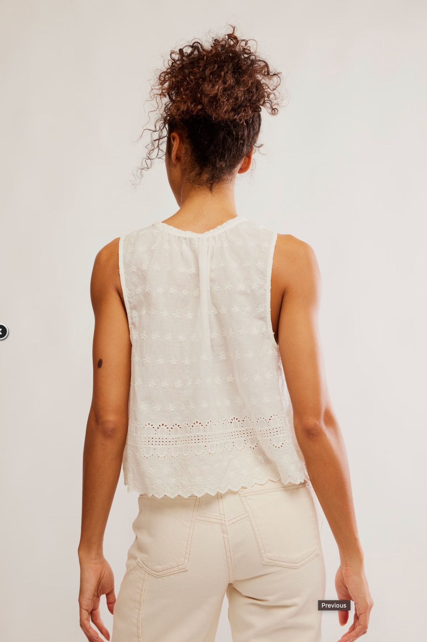 Free People Marina Eyelet Tank