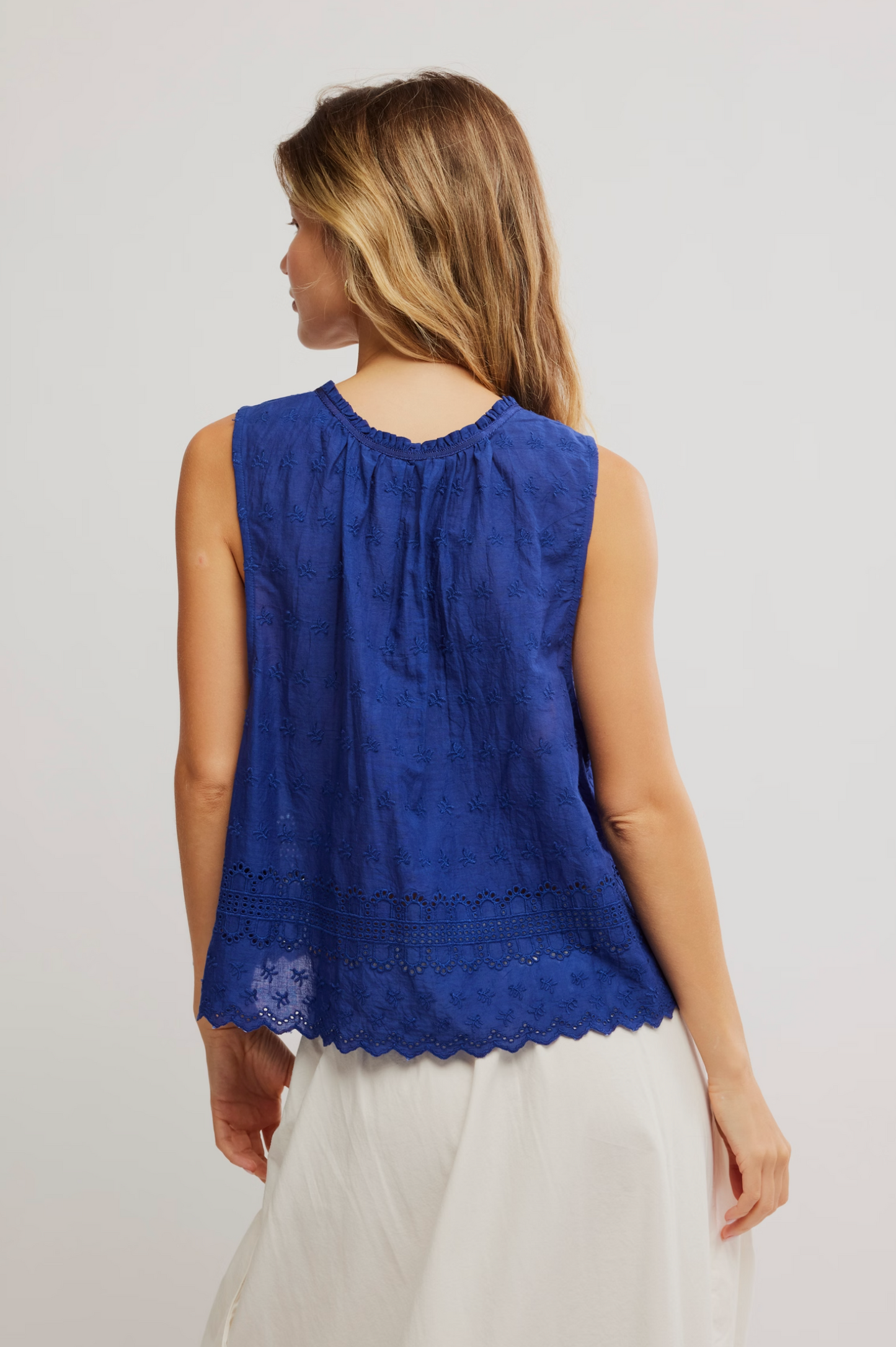 Free People Marina Eyelet Tank