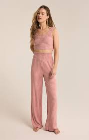 Z Supply Dawn Smocked Rib Pant