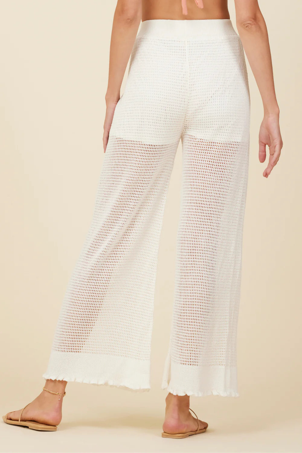 Surf Gypsy Mesh Knit Wide Leg Pant