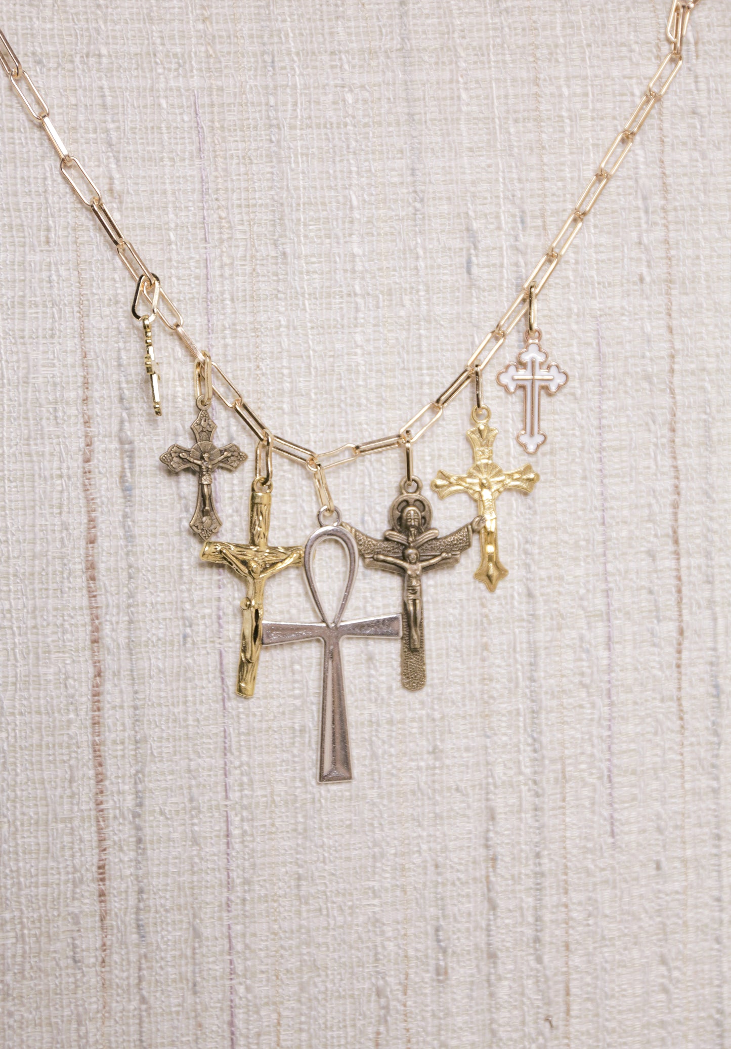 Cross Charm Necklace | One-of-a-Kind