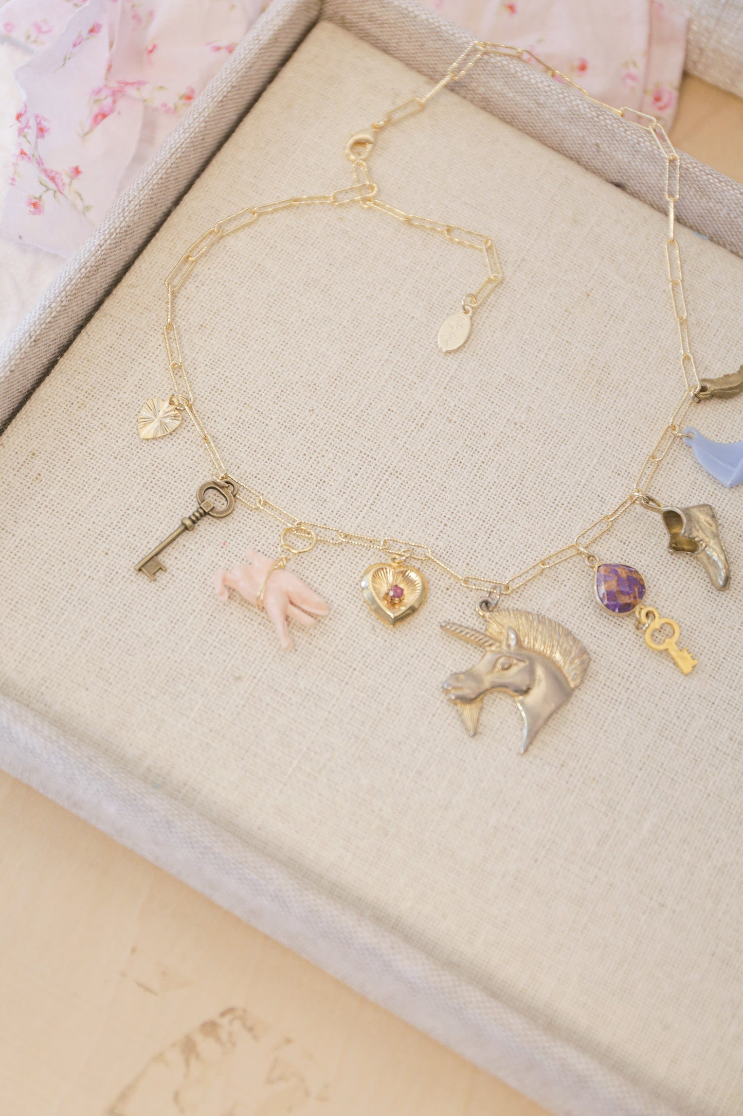 Unicorn Dreams Charm Necklace | One-of-a-Kind