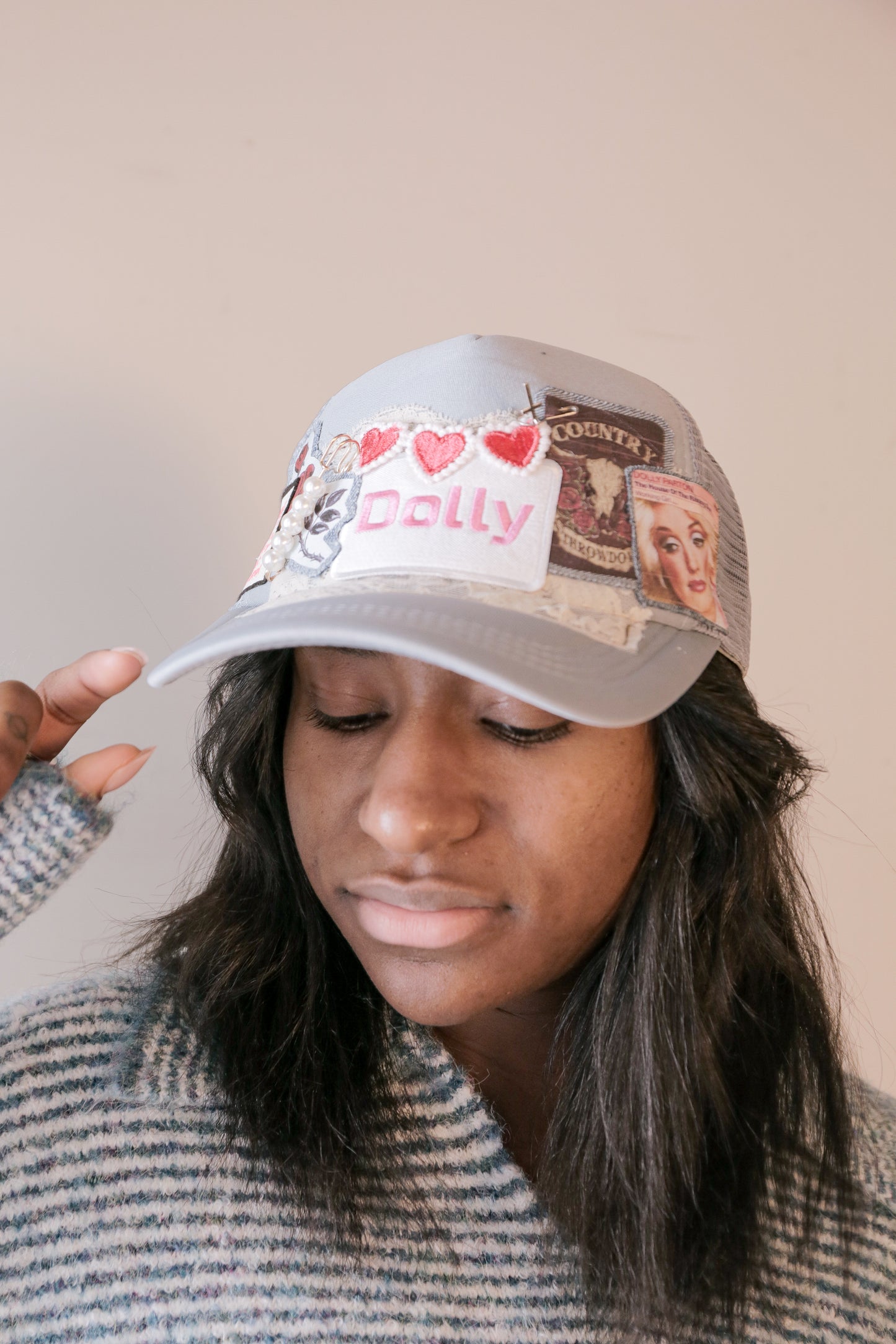 Libby hearts Dolly Trucker Hat | One-of-a-Kind