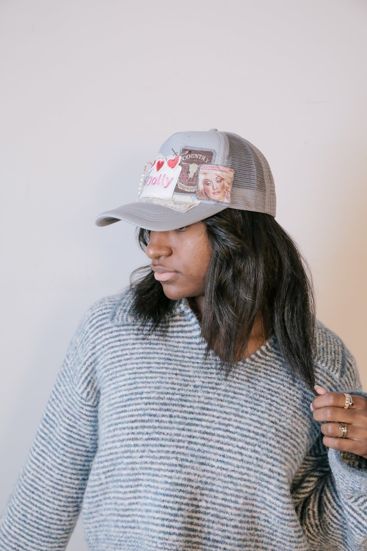 Libby hearts Dolly Trucker Hat | One-of-a-Kind