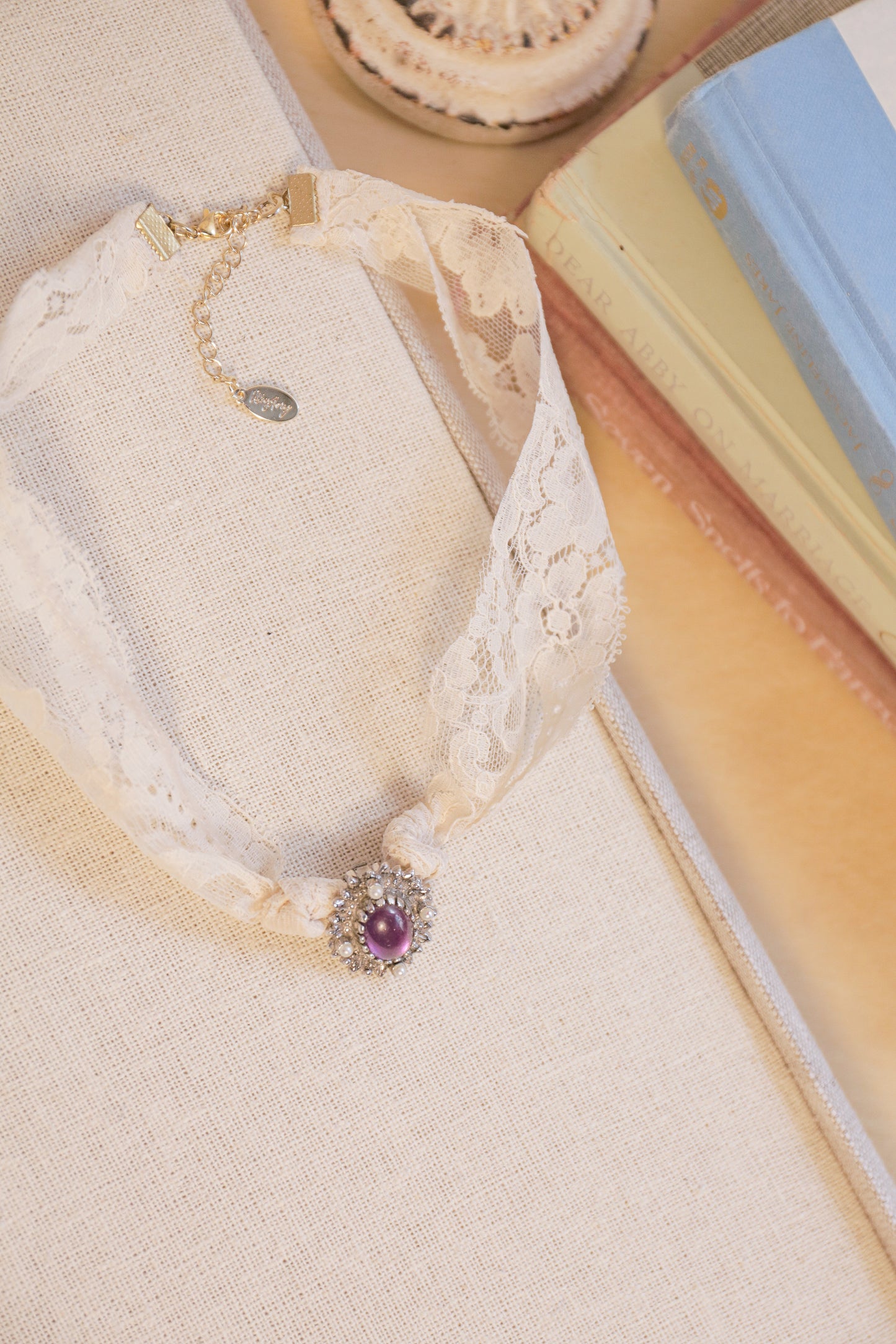 Not Your Grandmother's Earring Lace Necklace | One-of-a-Kind