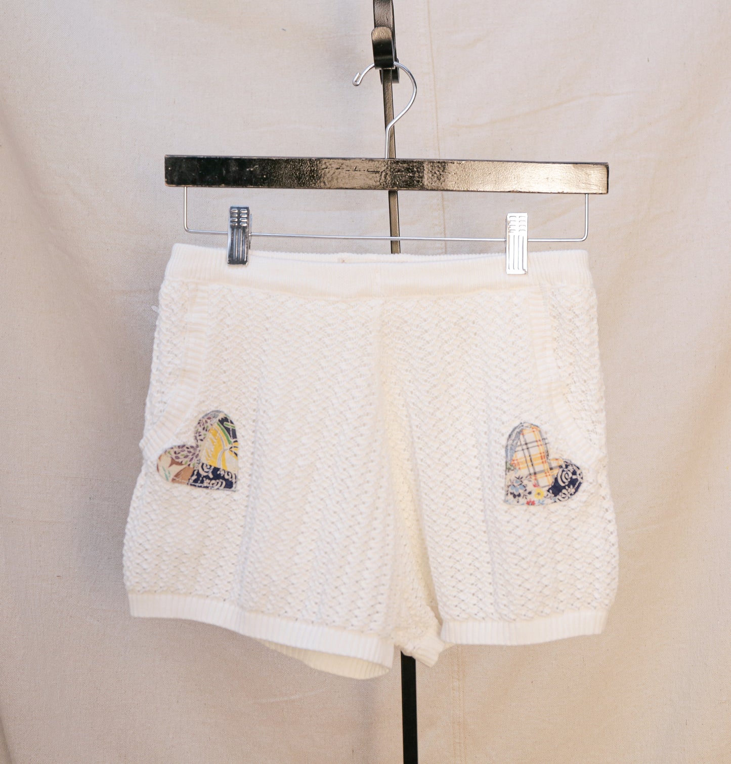 To the Beach Crochet Patchwork Shorts | One-of-a-Kind