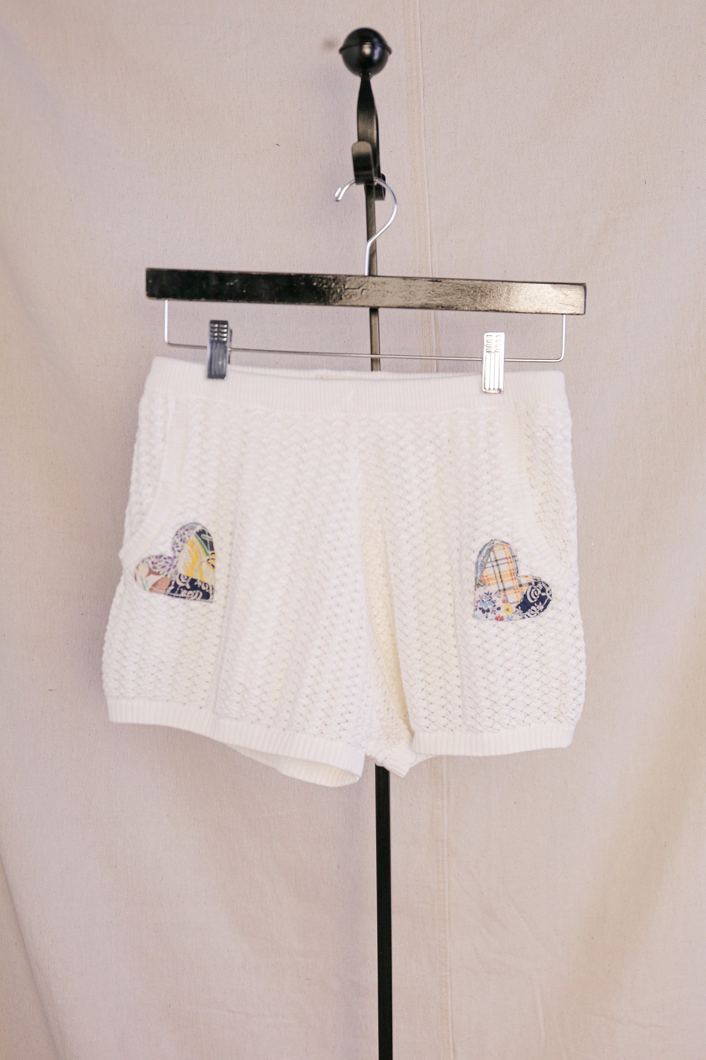 To the Beach Crochet Patchwork Shorts | One-of-a-Kind