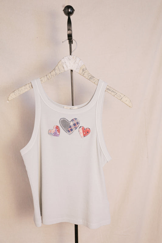 Libby Story x Dear John Triple Heart Tank | One-of-a-Kind