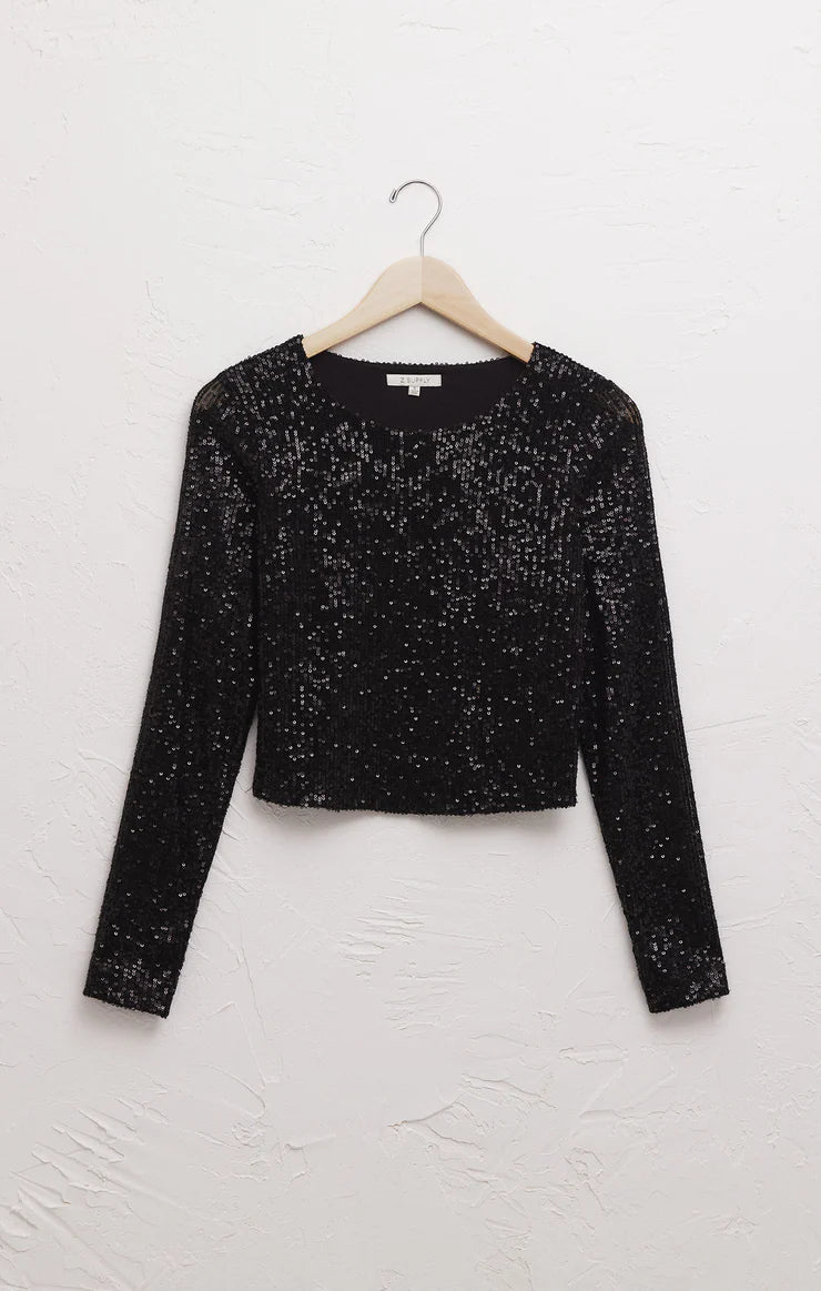 Z Supply Aurora Sequin Top