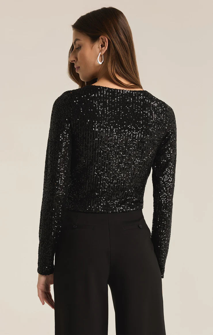 Z Supply Aurora Sequin Top