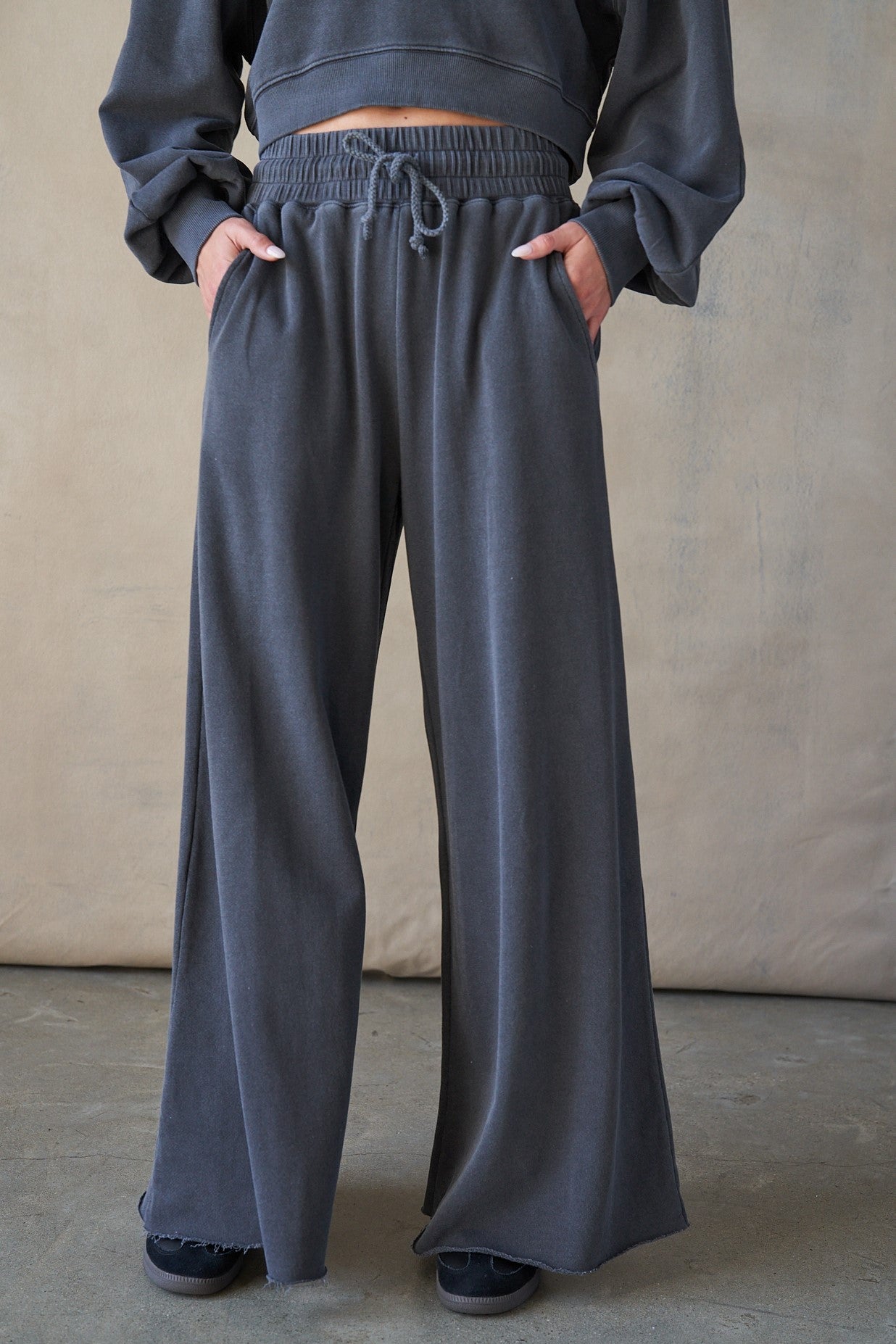 Hayden Rib Wide Oversize Sweatpant