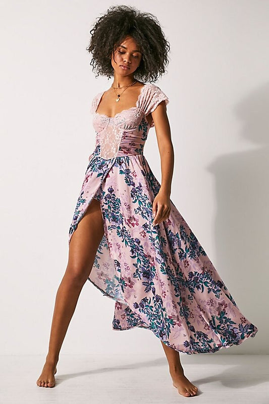 Free People Bad For You Maxi Bodysuit