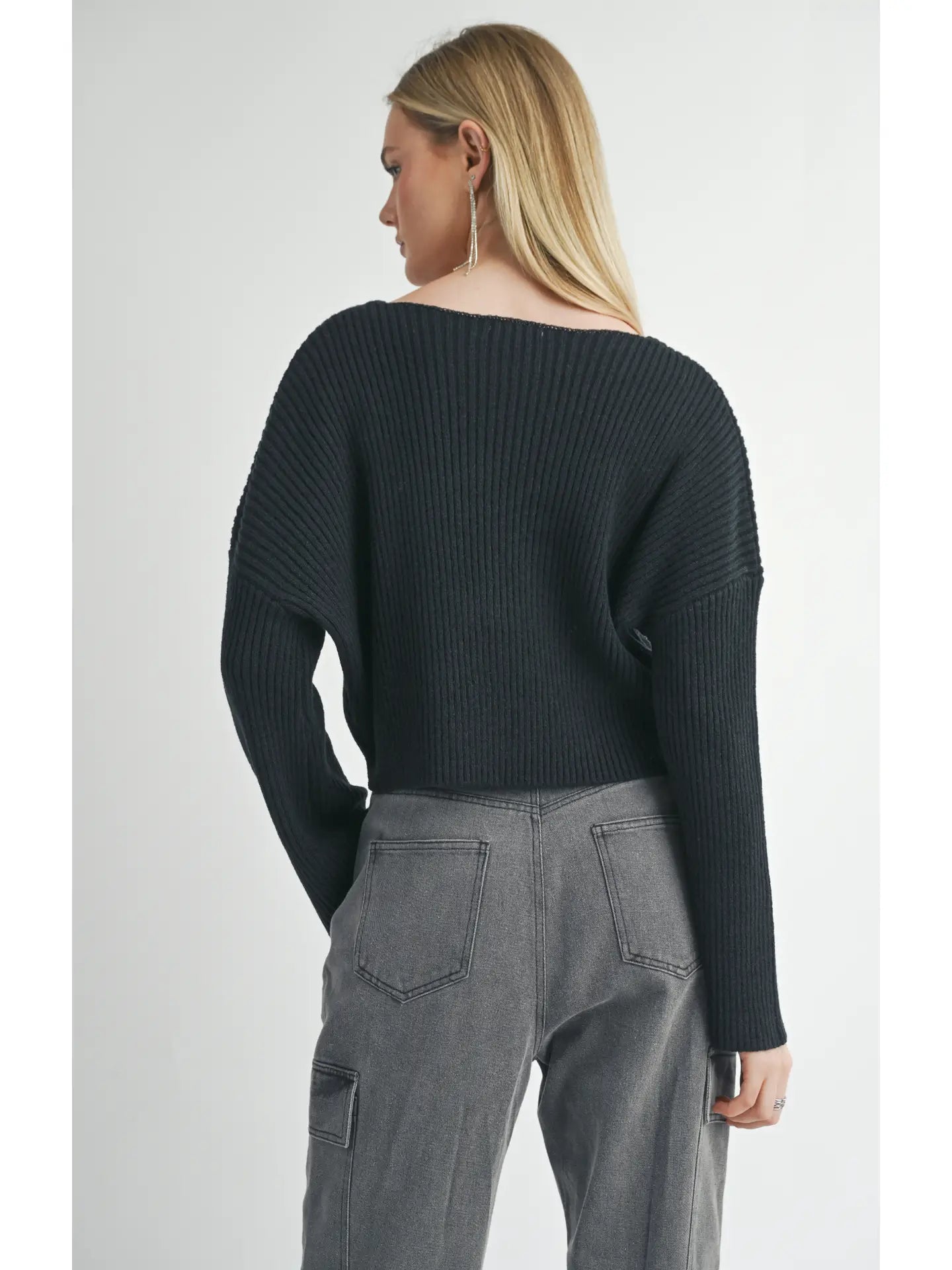 Sage the Label Julia V Neck Sweater