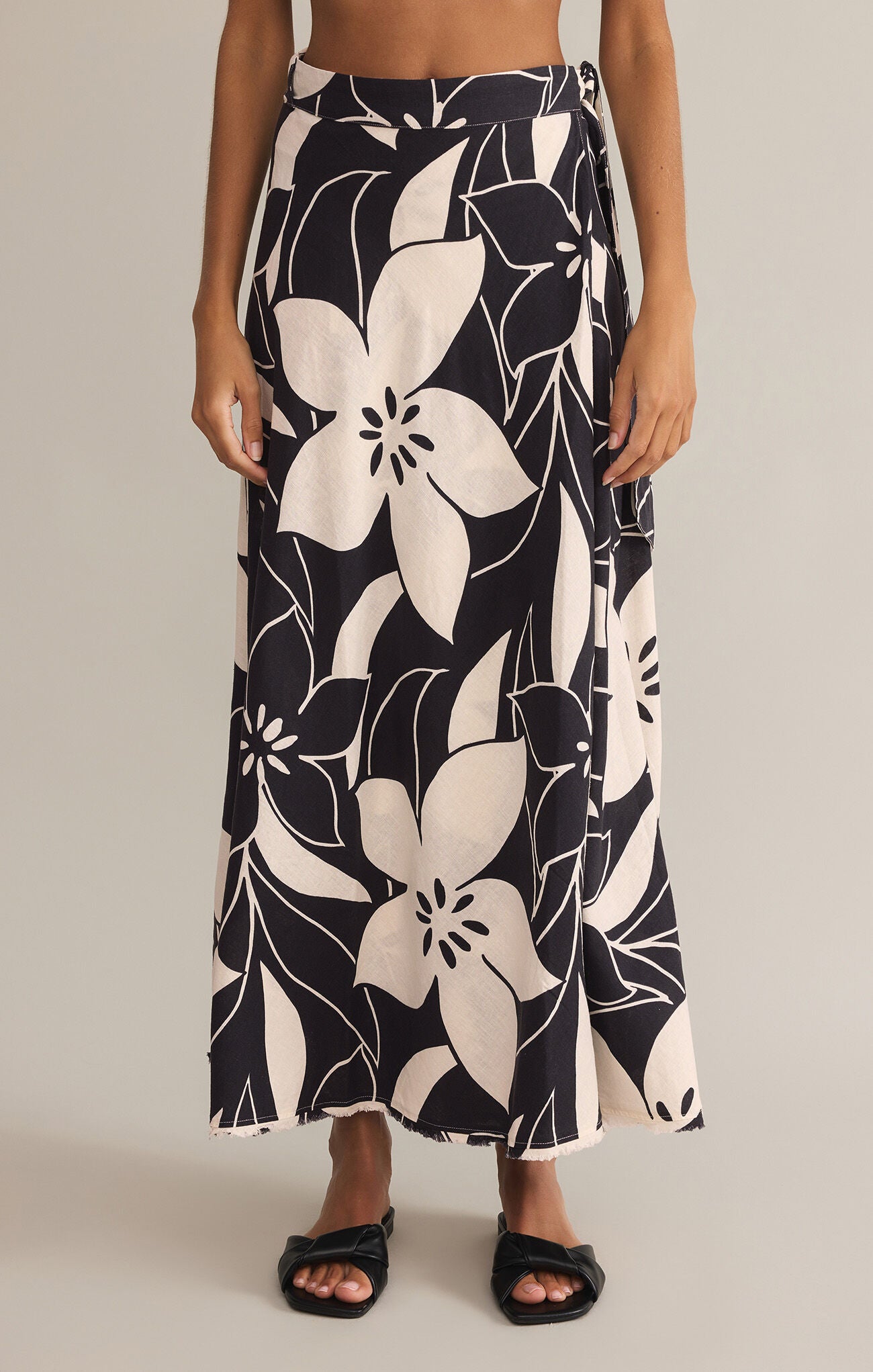 Z Supply Salerno Madero Wrap Print Skirt