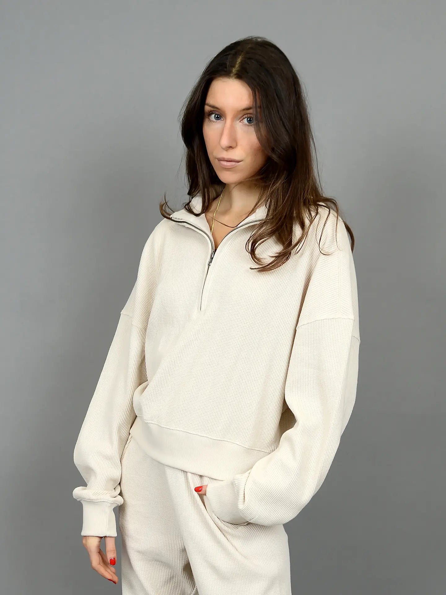 RDI Marilyn Half Zip Mockneck 