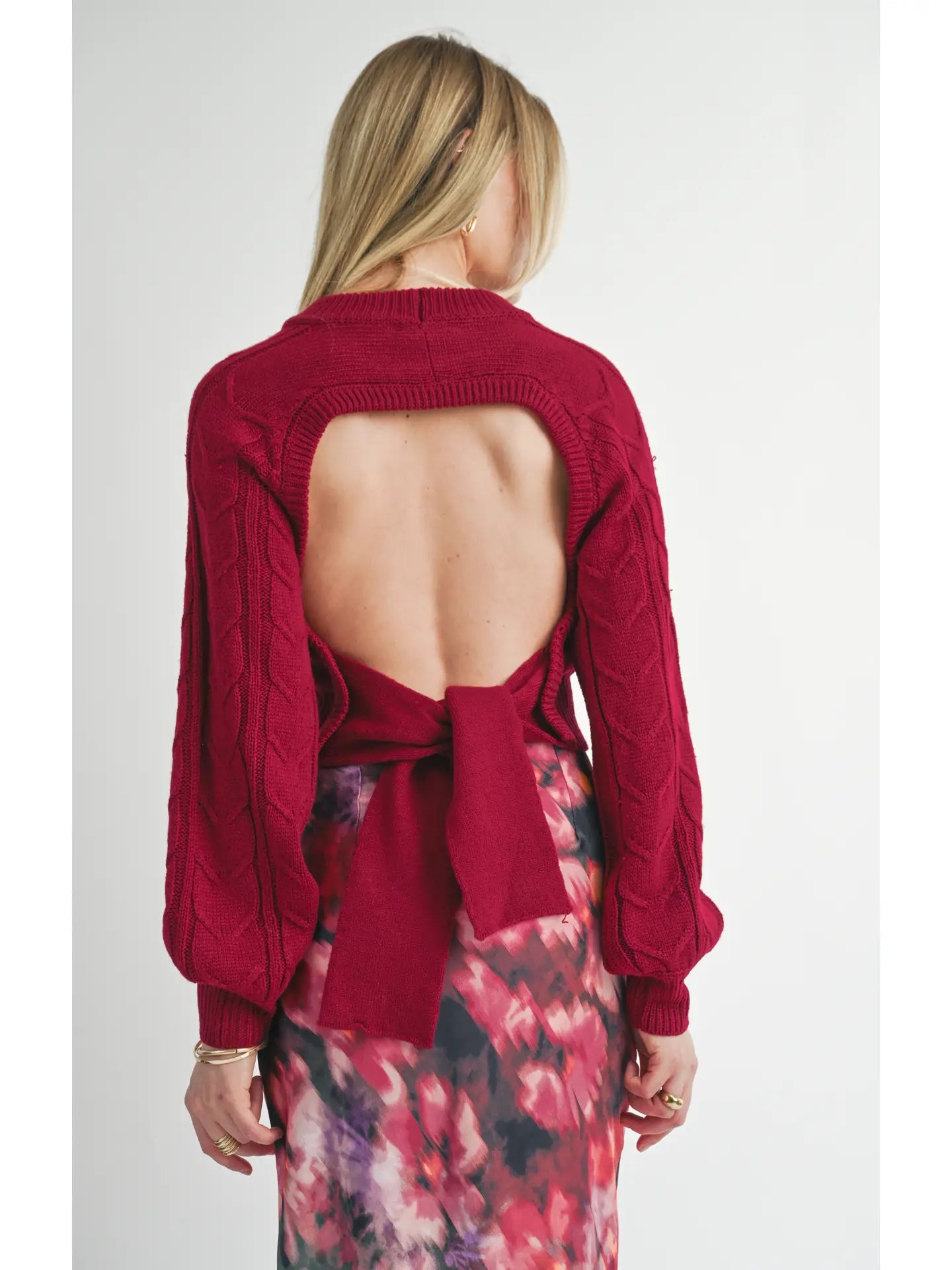 Sage the Label Remind You Not Backless Sweater