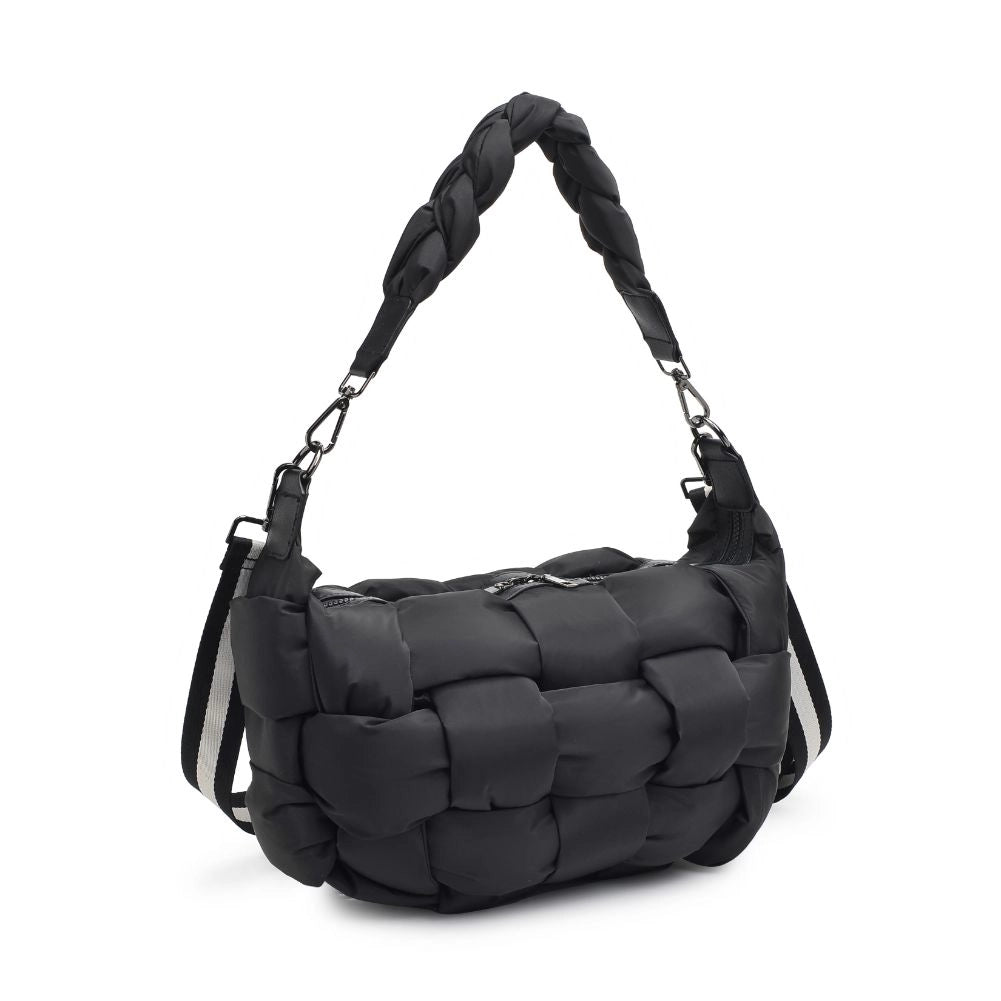 Sixth Sense Medium Woven Nylon Shoulder Bag