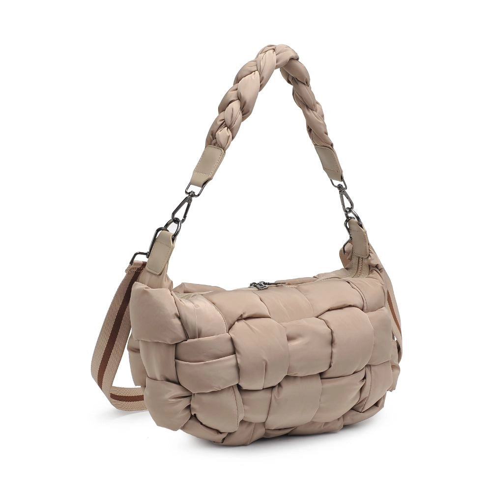 Sixth Sense Medium Woven Nylon Shoulder Bag