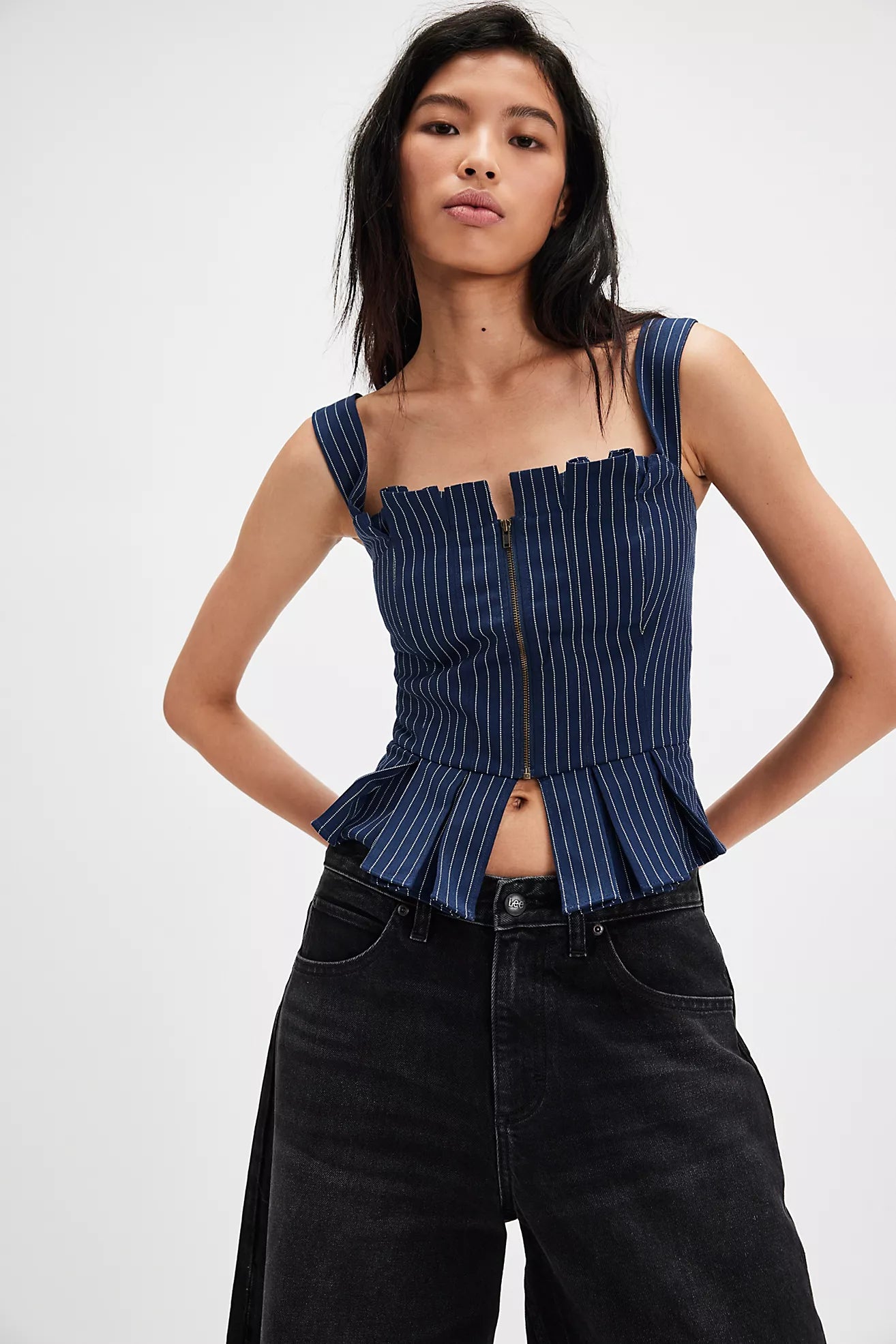 Free People Hold You Close Corset Top