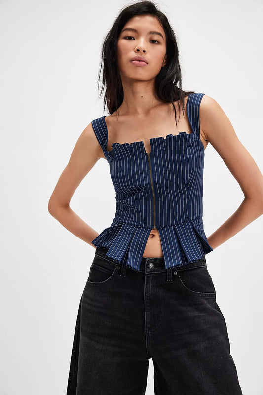 Free People Hold You Close Corset Top