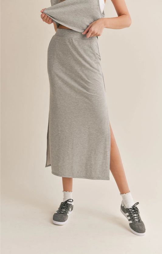 Sadie & Sage Break a Sweat Maxi Skirt