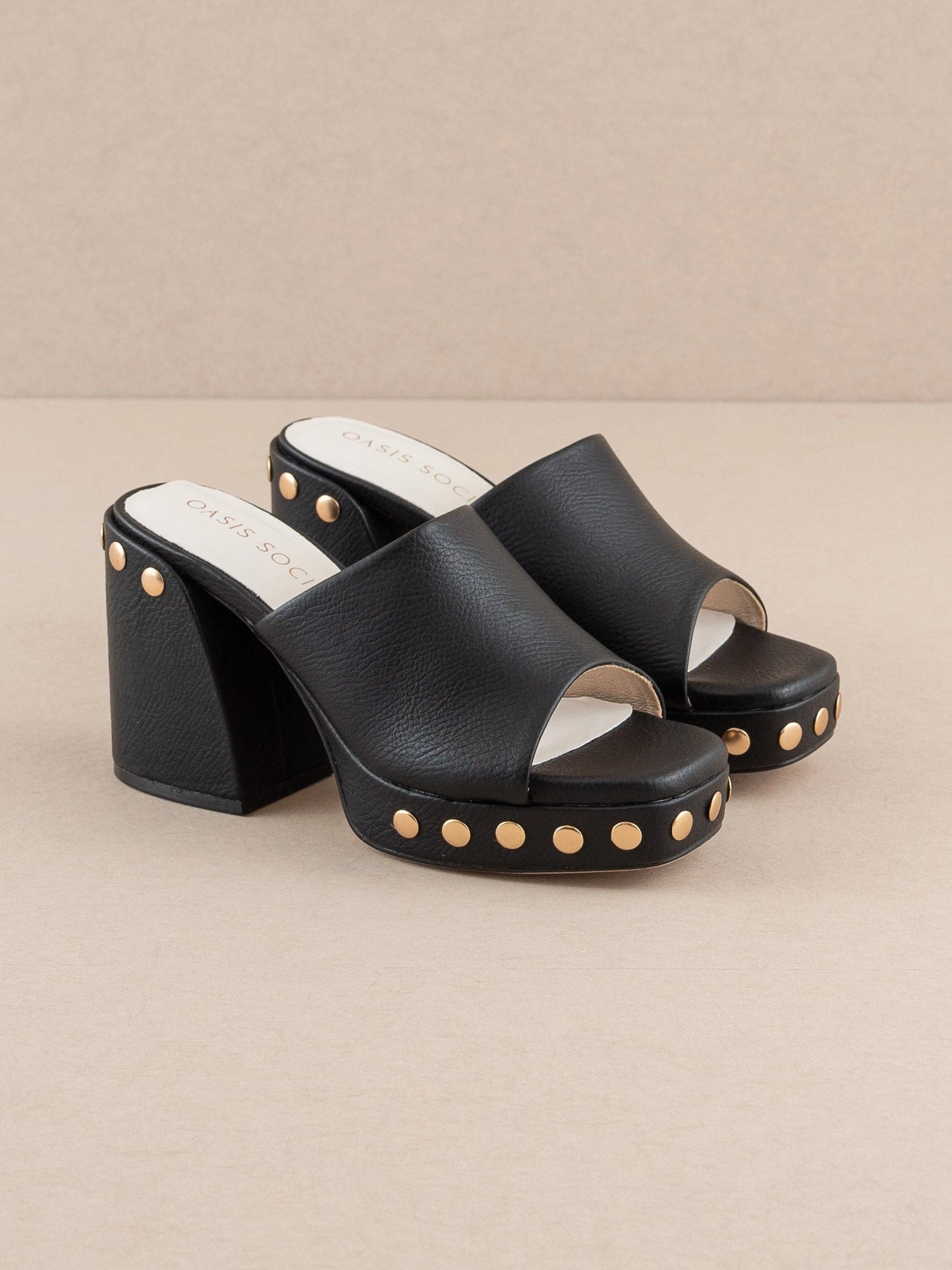 The Leona Studded Platform Heel