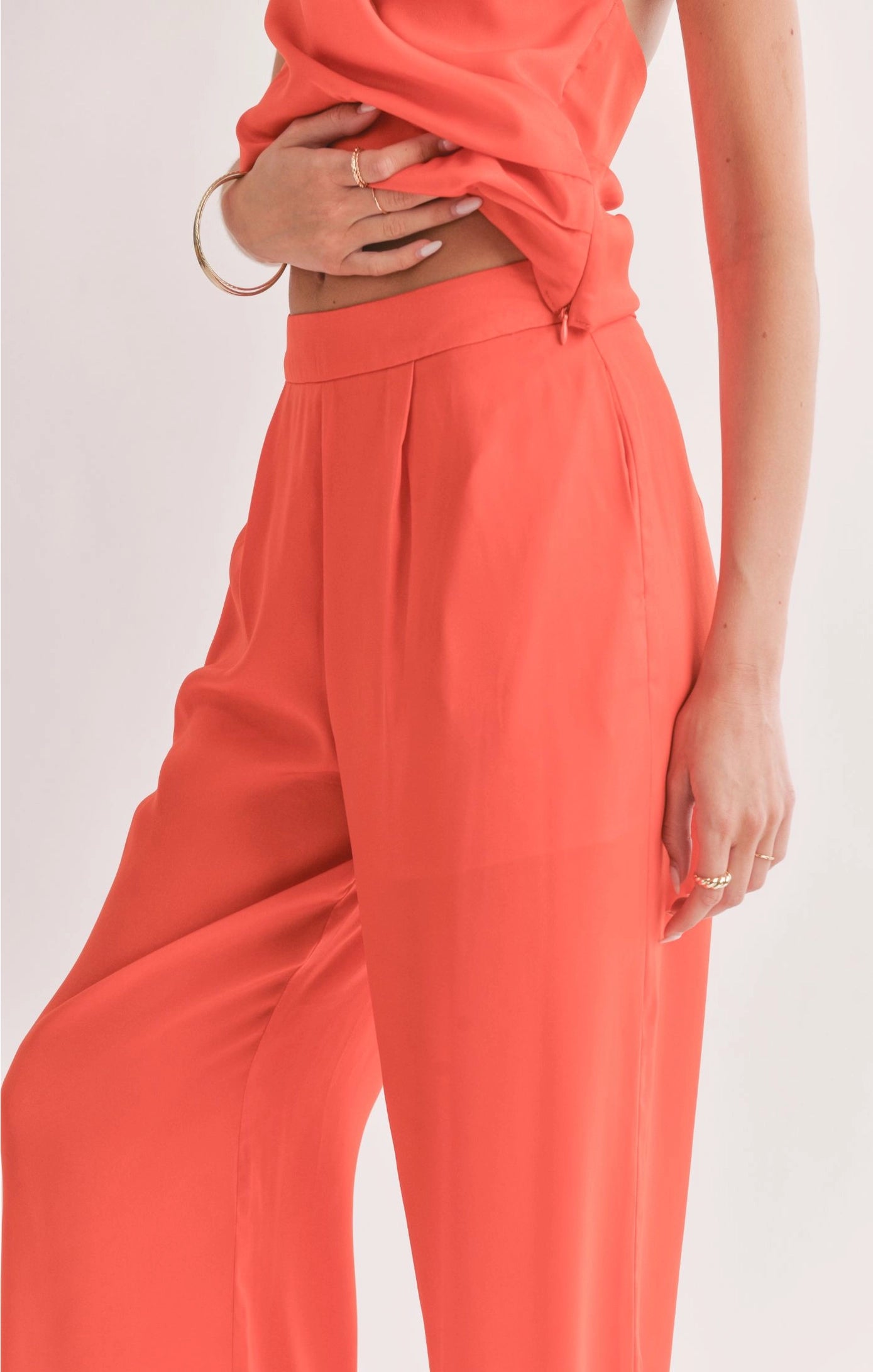 Sage the Label Dream Skies Pleated Wide Leg Pant