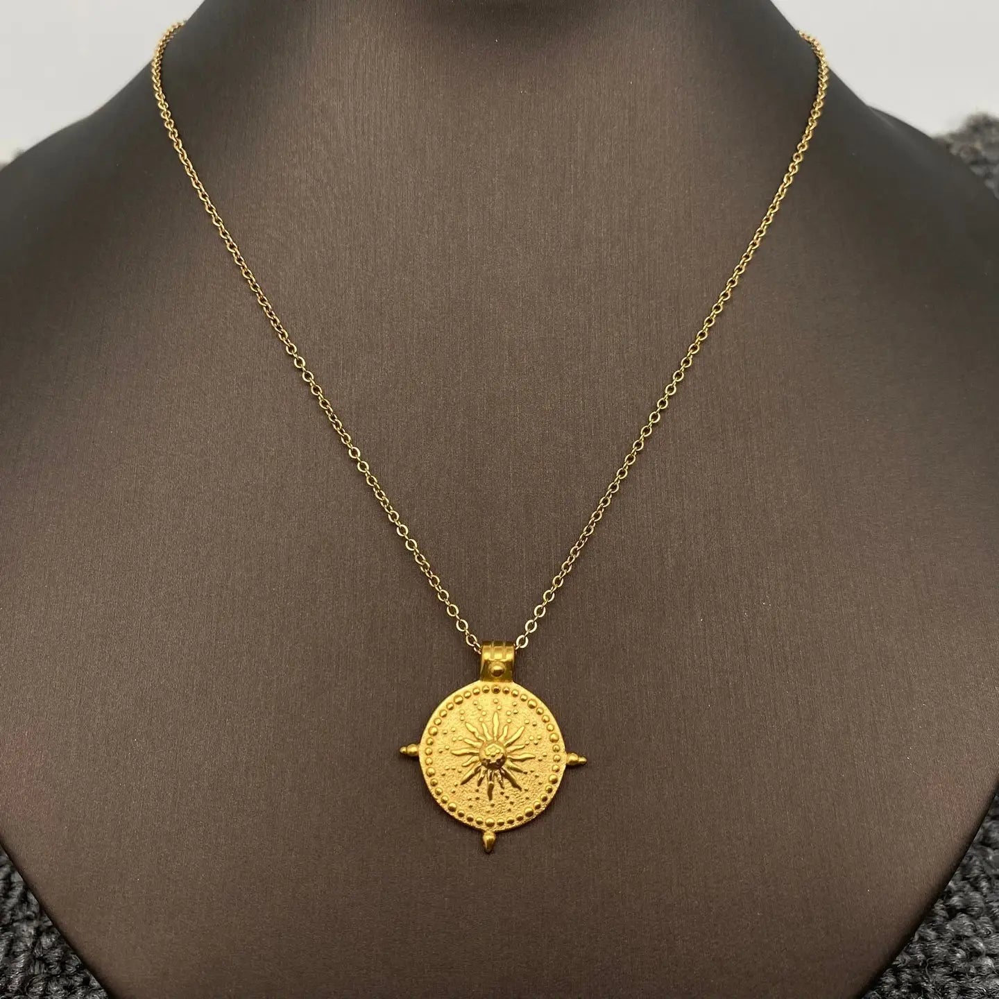 SUN COIN NECKLACE