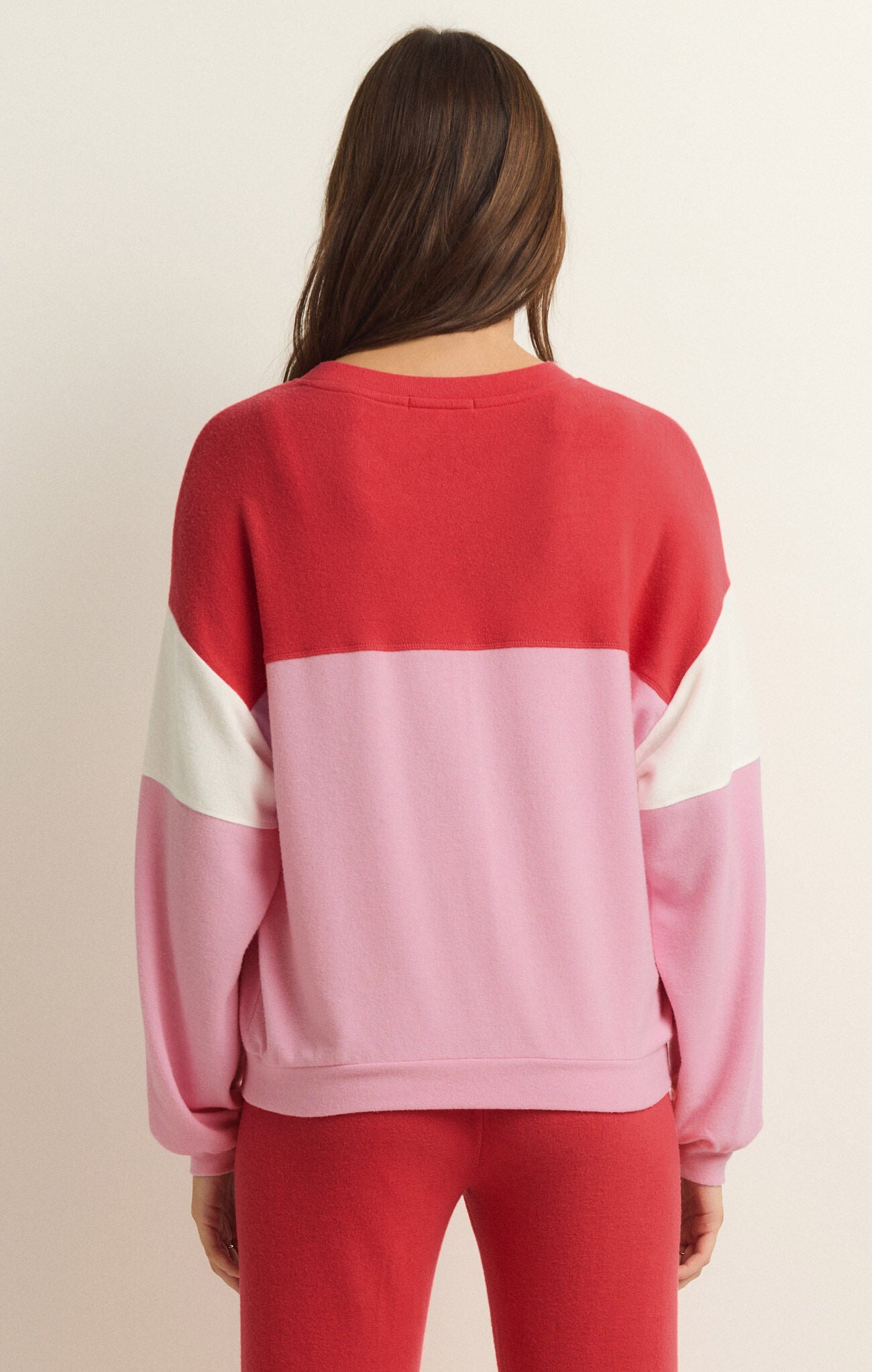 Z Supply Colorblock Long Sleeve Top