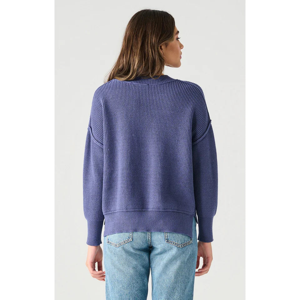 Dex Long Sleeve Drop Shoulder Mockneck Sweater