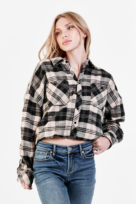 Dear John Xandra Plaid Jacket