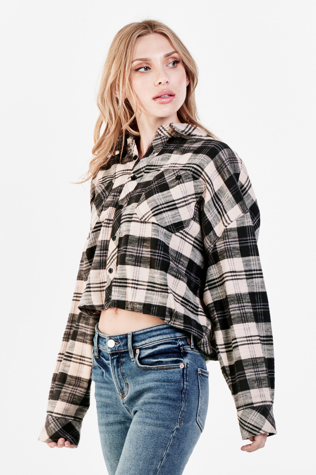 Dear John Xandra Plaid Jacket