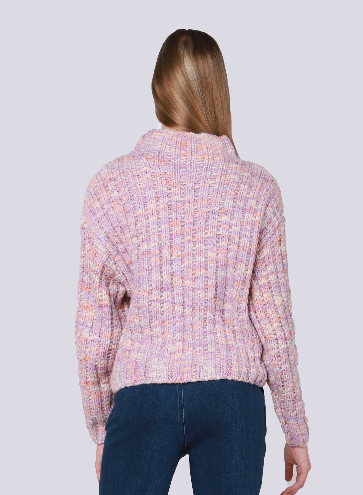 Dex Rainbow Textured Stitch Sweater