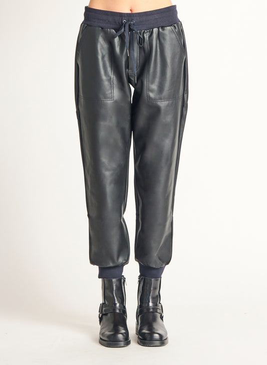 Dex Gotcha Faux Leather Jogger