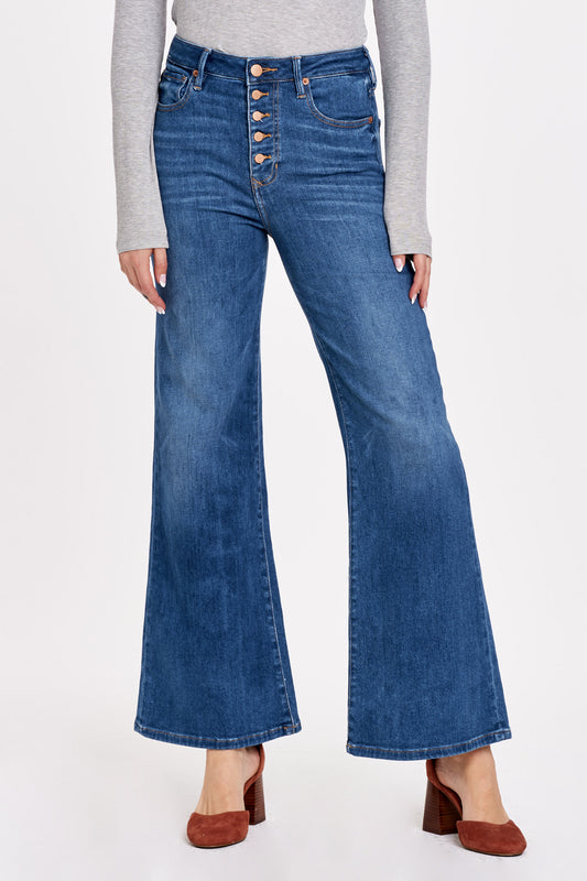 Dear John Fiona Super High Rise Wide Leg Jean