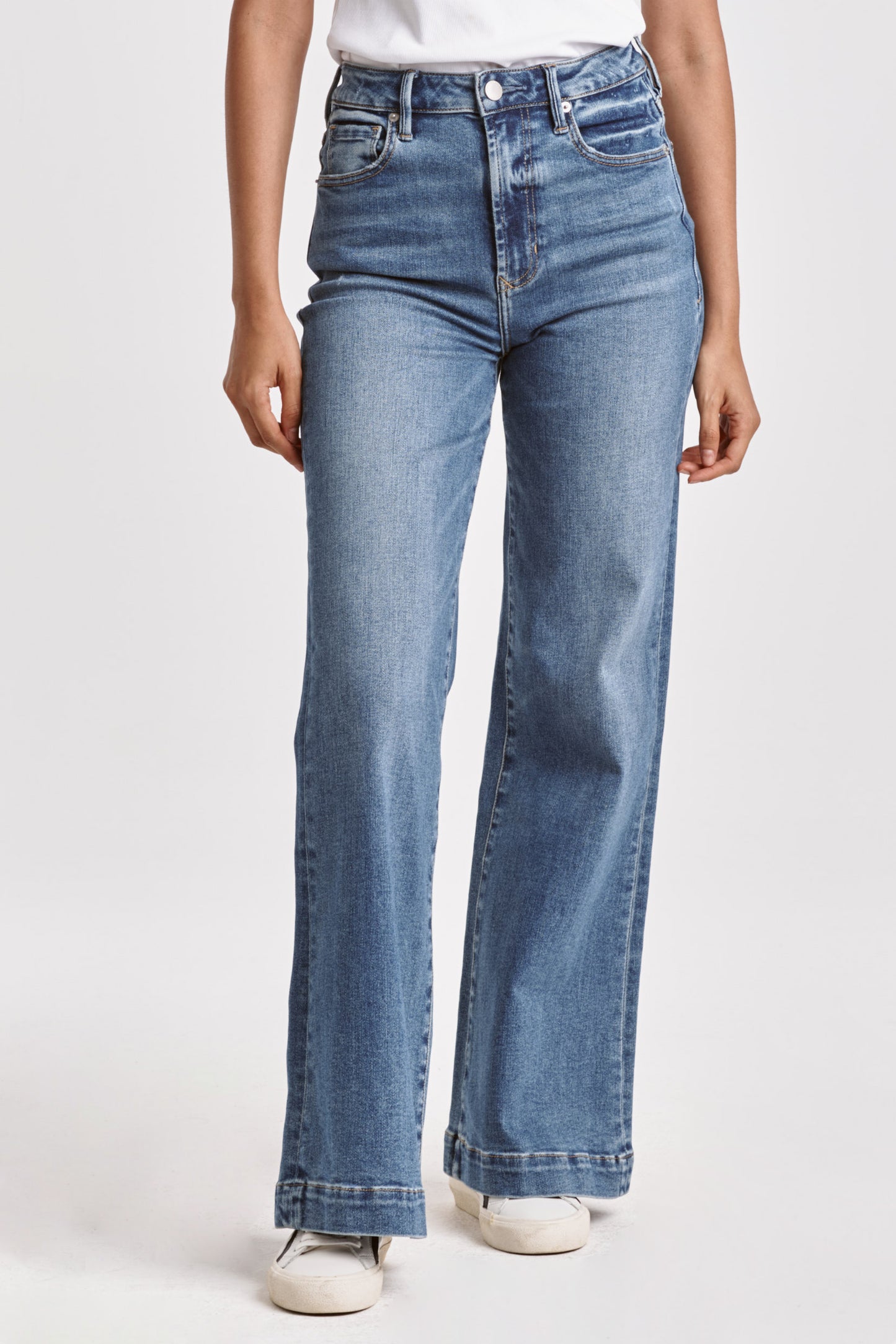 Dear John Fiona Natal Super High Rise Wide Leg Jean