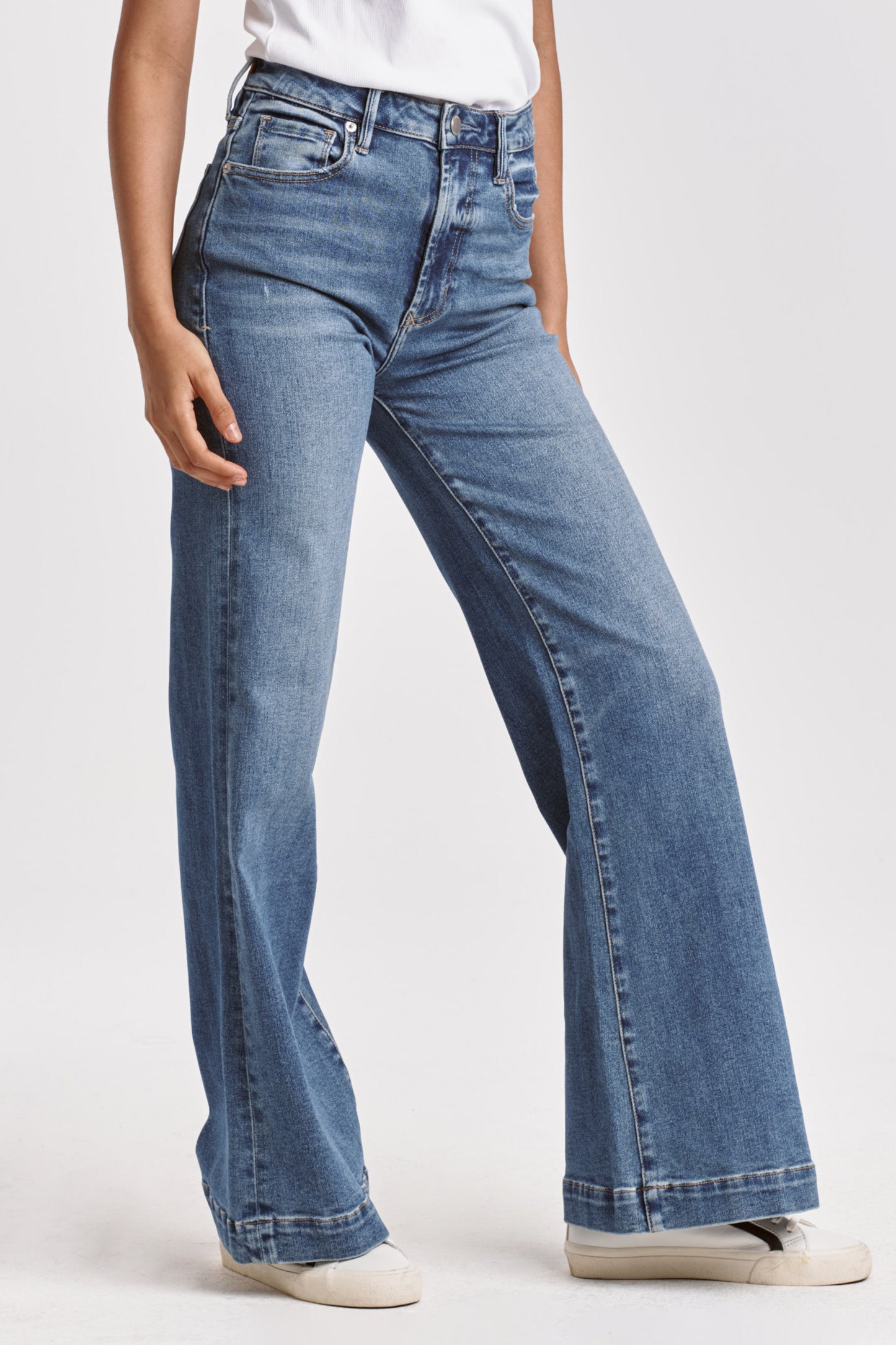 Dear John Fiona Natal Super High Rise Wide Leg Jean