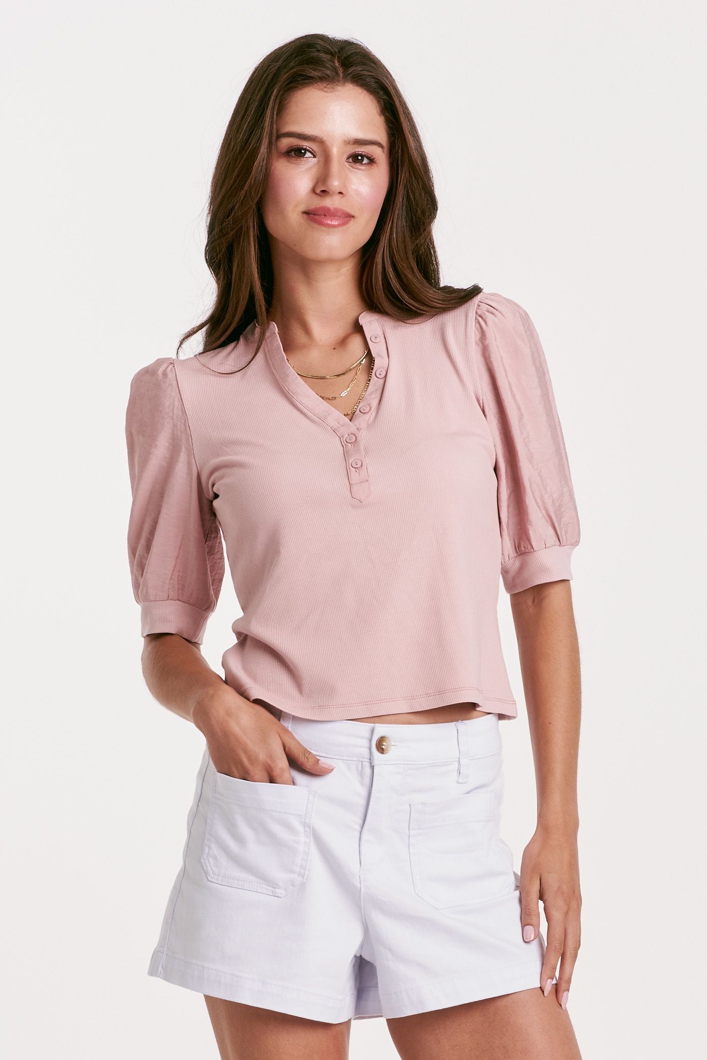 Another Love Tanner Puff Sleeve Top