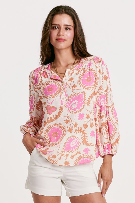 Another Love Granada Bell Sleeve Top