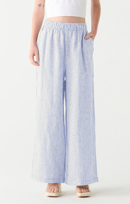 Dex Rivers Elastic Waist Wide Leg Pant