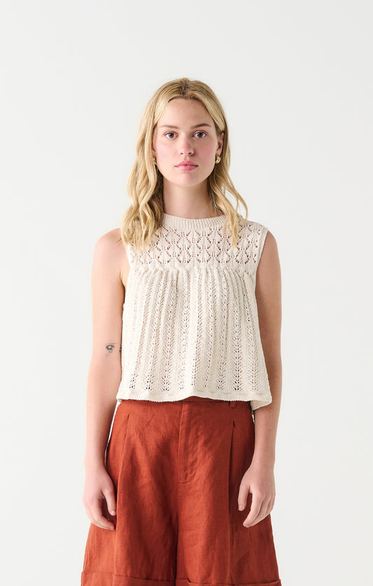 Dex Brynlee Pointelle Knit Top