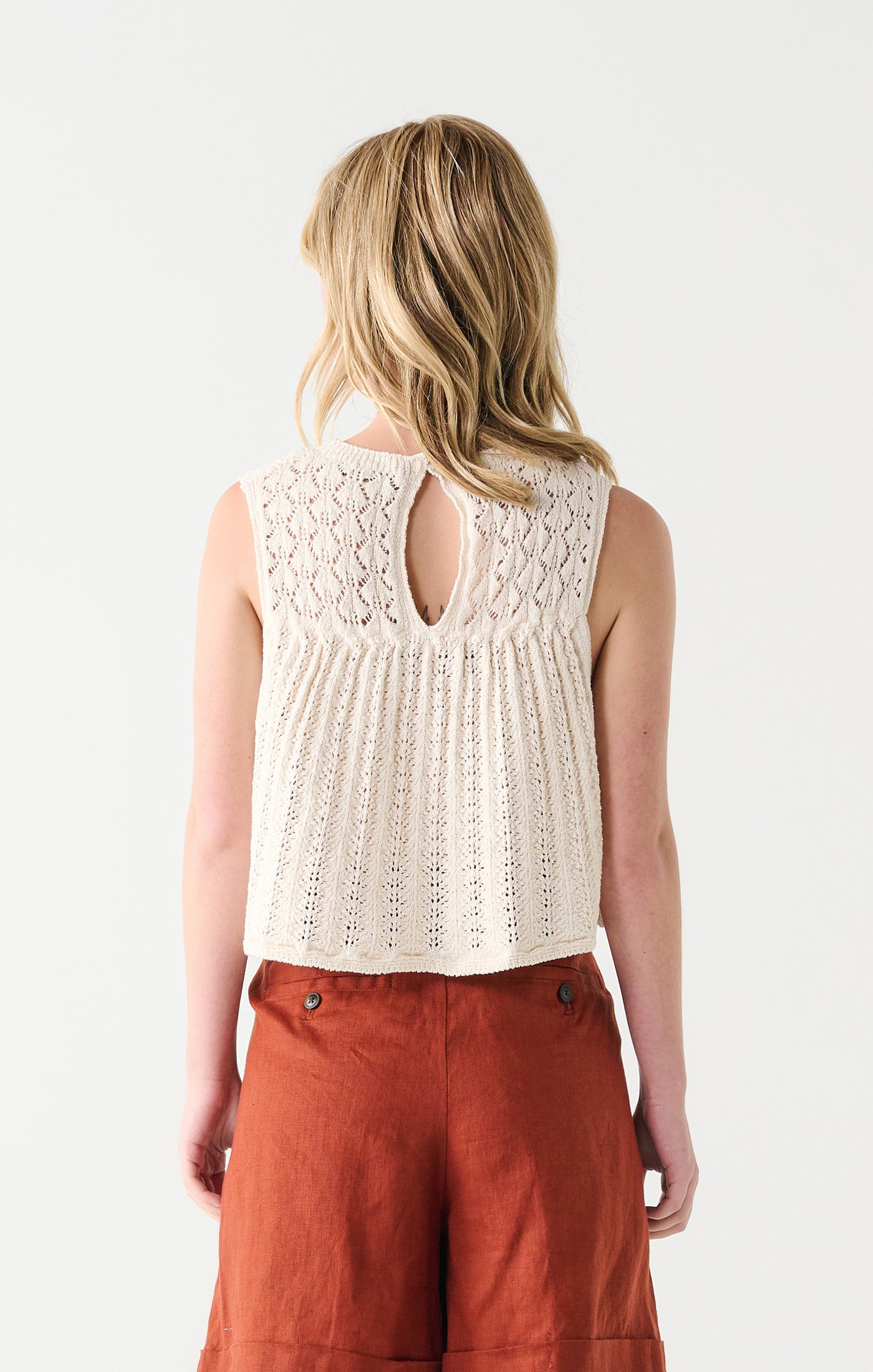 Dex Brynlee Pointelle Knit Top