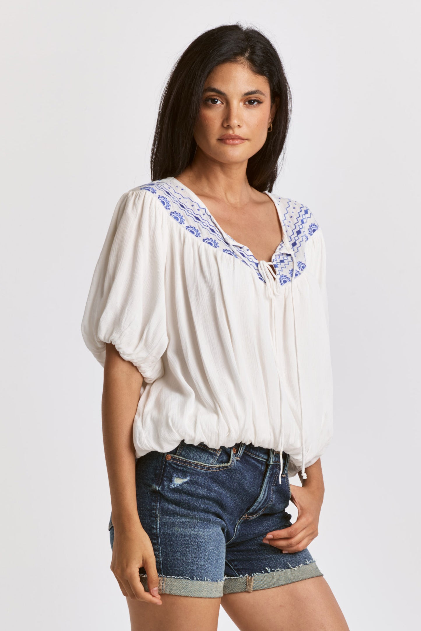 Dear John Manera Puff Sleeve Top