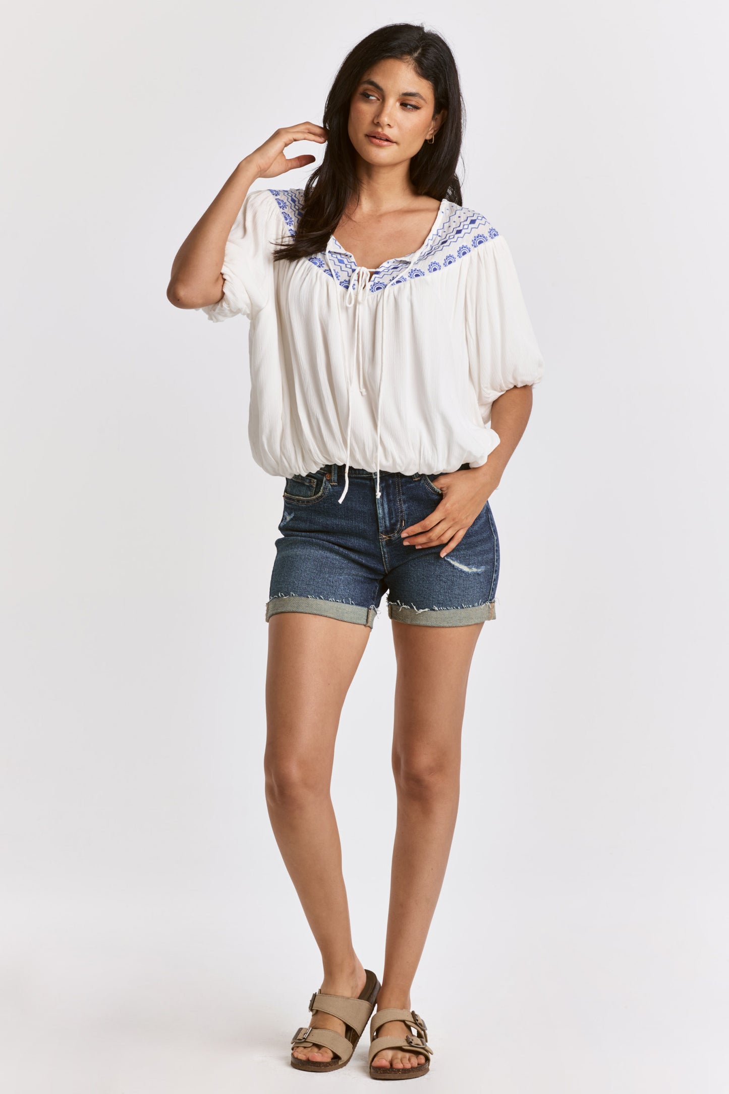 Dear John Manera Puff Sleeve Top