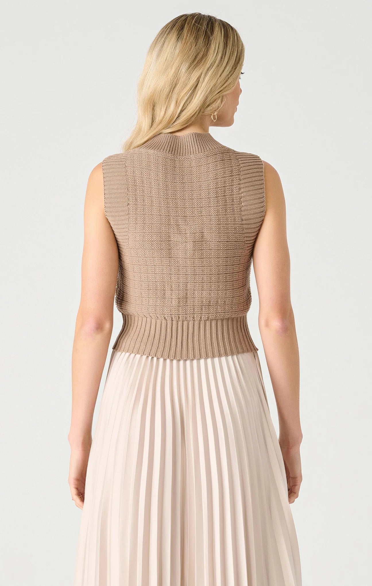 Dex textured Stitch Sweater Tank