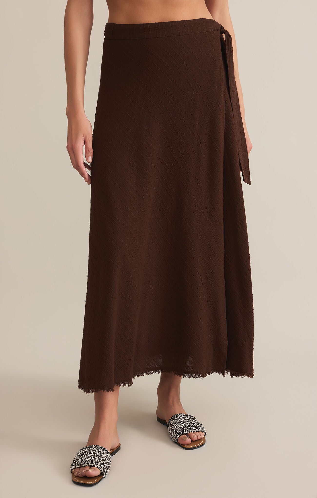 Z Supply Salerno Wrap Midi Skirt