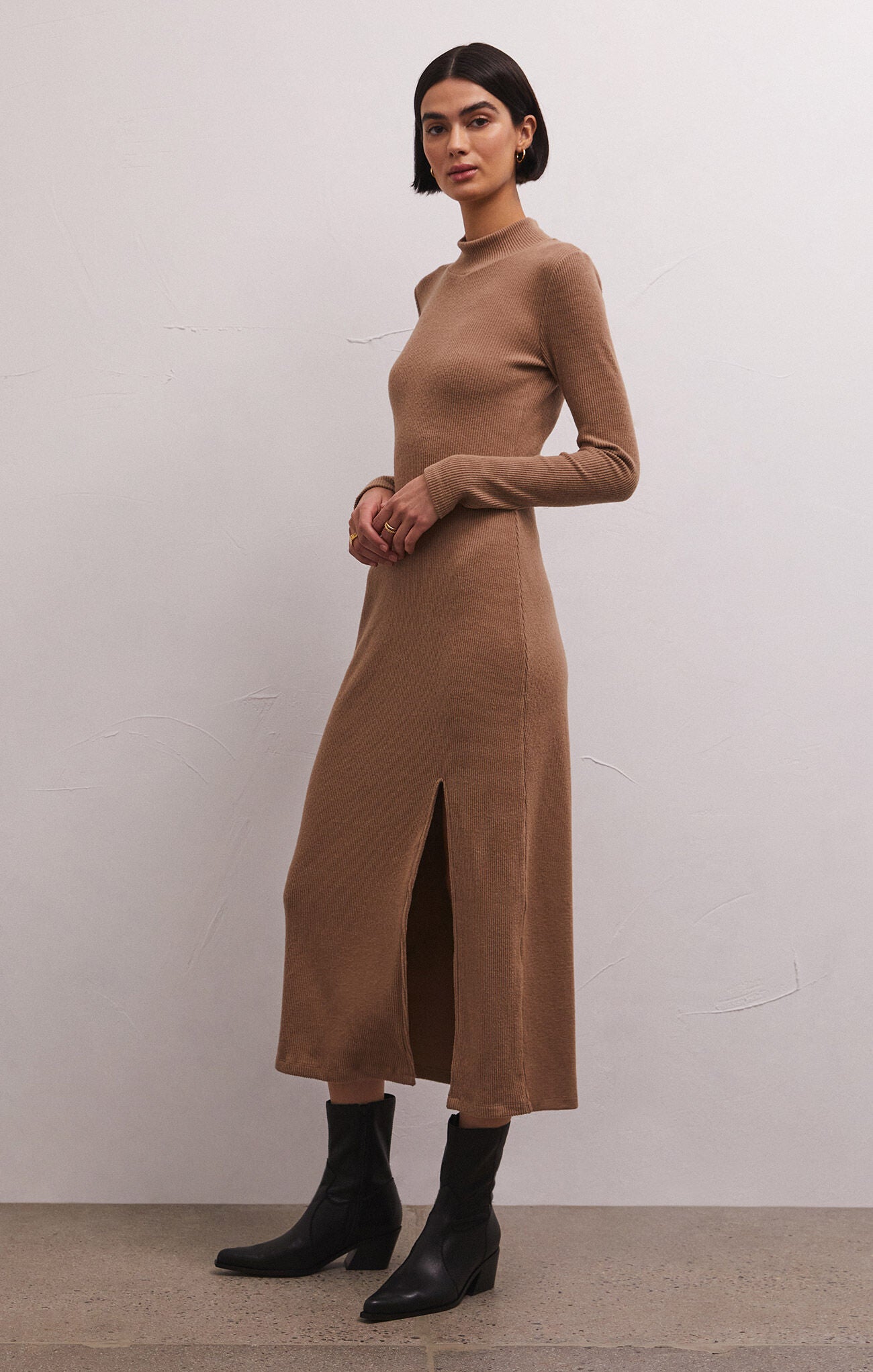 Z Supply Ophelia Mock Neck Dress