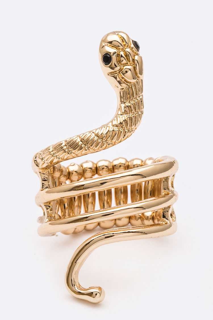 Iconic Snake Stretch Ring
