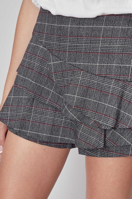 Macy Check Skort