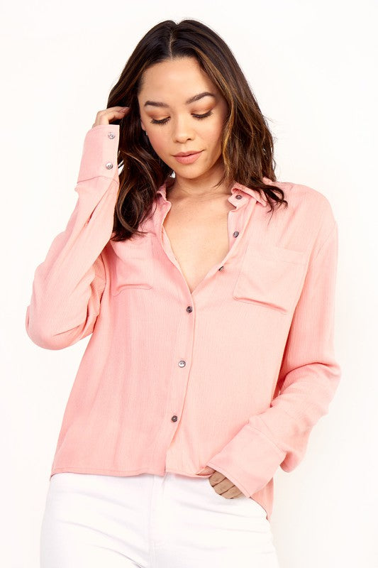 Skylar Button Up Top